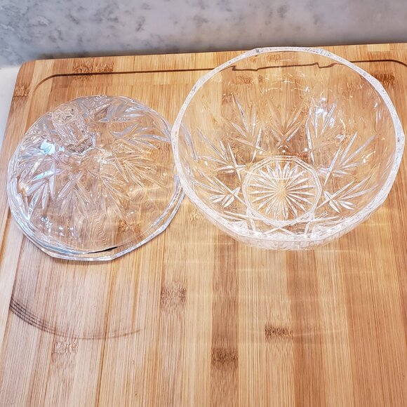 Crystal Candy Dish with Lid - Picture 4 of 8